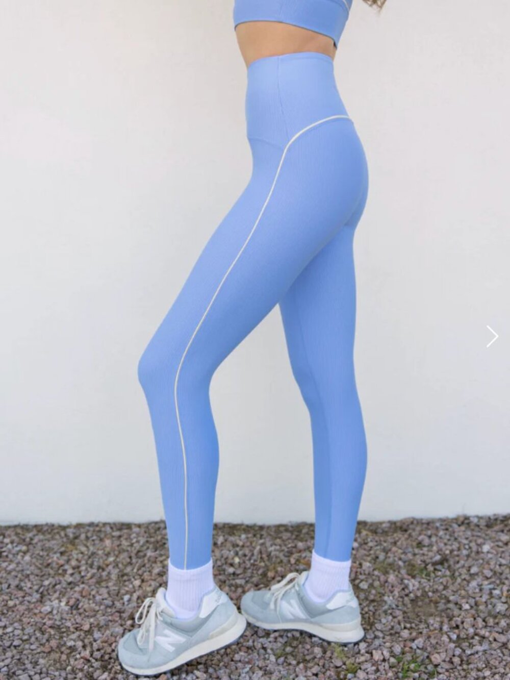 Salt Project Power Piped Ribbed Legging Hydrangea/Buttercup